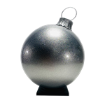 Oversized Ornament - Silver