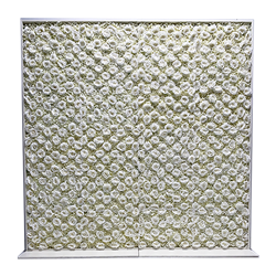 White Rose Floral Wall