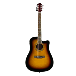 Acoustic Guitar - Orange Sunburst