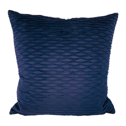 Navy Textured Pillow
