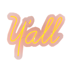 Y'all - Multicolor LED Neon