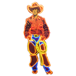 Cowboy LED Neon