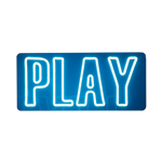 Play - Blue LED Neon
