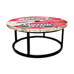 Cable Reel Coffee Table - Rocket Motor Oil