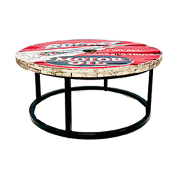 Cable Reel Coffee Table - Rocket Motor Oil