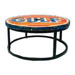 Cable Reel Coffee Table - Gulf