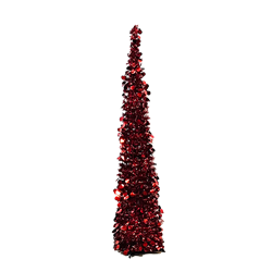 5' Sequin Pop-Up Tree - Red