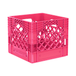 Milk Crate - Pink