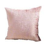 Gold Glitter and Pink Velvet Pillow