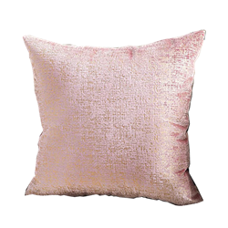 Gold Glitter and Pink Velvet Pillow