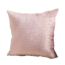 Gold Glitter and Pink Velvet Pillow