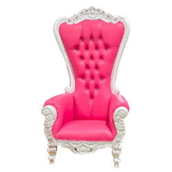 Hot Pink & White Throne