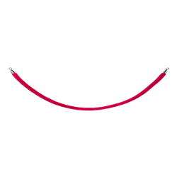 Hot Pink Rope with Chrome Ends