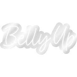 Belly Up - White LED Neon