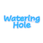 Watering Hole - Blue LED Neon