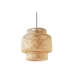 11" Woven Bamboo Chandelier