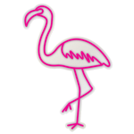 Flamingo - Pink LED Neon
