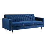 Navy Velvet Sofa