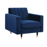 Navy Velvet Chair