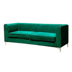 Green Velvet Sofa