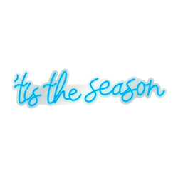 Tis the Season – Blue LED Neon