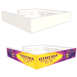 22' Square Glow Bar