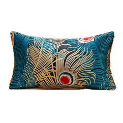 Peacock Feather Pillow