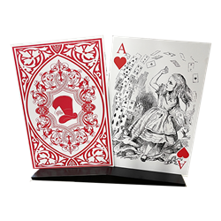Set of (2) Standing Cards - Alice