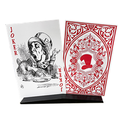 Set of (2) Standing Cards - Mad Hatter