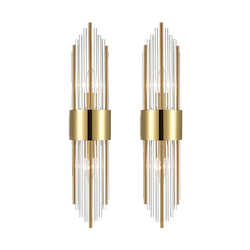 Modern Gold Wall Sconce (Set of 2)