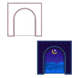 10' LED Arch Backdrop