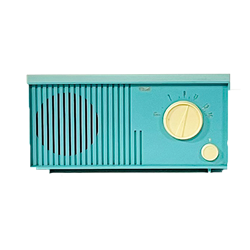 Vintage Radio - Aqua