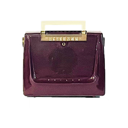 Vintage Radio - Burgundy