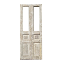 Antique French Doors with Windows