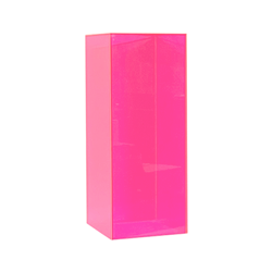 Neon Pink Pedestal 12" x 12" x 30"