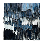 Denim Fringe Wall 8'