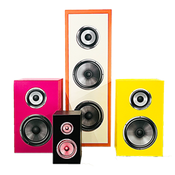 Pop Faux Speakers (Set of 4)
