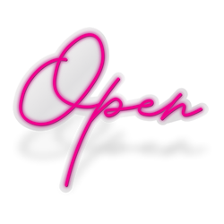 Open - Multicolor LED Neon