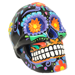Sugar Skull - Black 23"