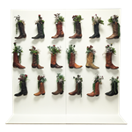 Boot & Succulent Wall 8’ x 8’