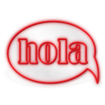 Hola Thought Bubble - Multicolor LED Neon