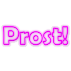 Prost! - Multicolor LED Neon