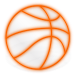 Basketball - Orange LED Neon