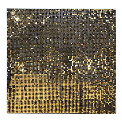 Gold Circle Medallion Wall 8' x 8'