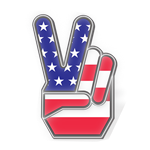 American Peace Sign - LED Neon