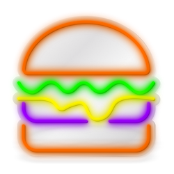 Hamburger - LED Neon
