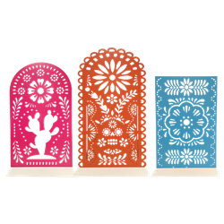 Papel Picado Panel Photo Op Trio