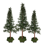 Alpine Tree Trio (Set of 3)