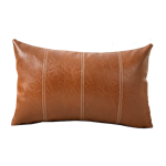 Leather Lumbar Pillow