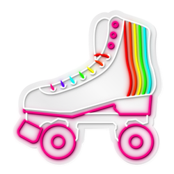 Roller Skate LED Neon